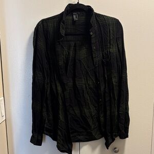 Forever 21 Women’s Plaid Shirt Flannel